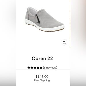 New, Women’s Josef Seibel Caren 22 Leather Perforated Sneakers. EU 36 (5.5-6)